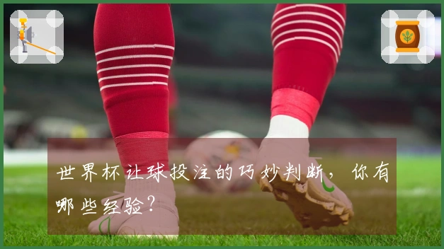 世界杯让球投注的巧妙判断，你有哪些经验？