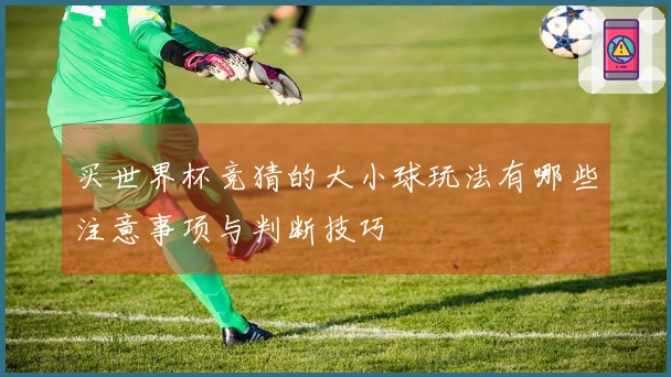 买世界杯竞猜的大小球玩法有哪些注意事项与判断技巧