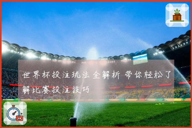 世界杯投注玩法全解析 带你轻松了解比赛投注技巧